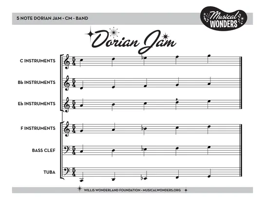Preview for Minor Chord Easy Jam Pack