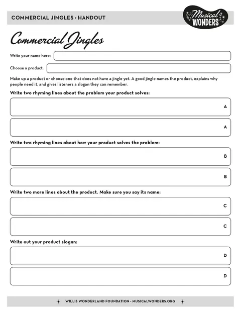 Preview for Commercial Jingles